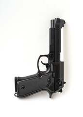 A pistol gun isolated on white background.