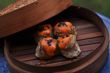 The dimsum. Delicious chinese food