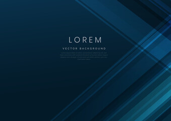 Abstract blue geometric diagonal overlay layer background.