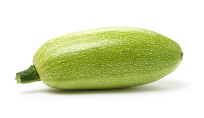 Zucchini on a white background 