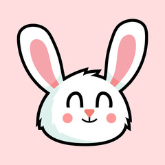cute little bunny head