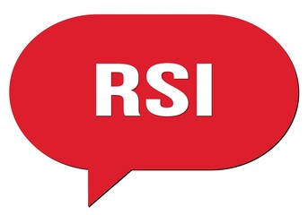 RSI text written in a red speech bubble