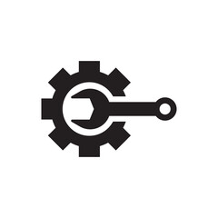 Setting Tool And Wrench Icon