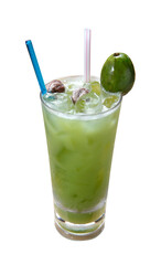 refreshing ambula (ambra) juice with ice