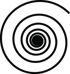 spiral icon vector