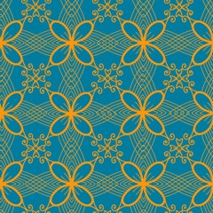 seamless pattern with flowers