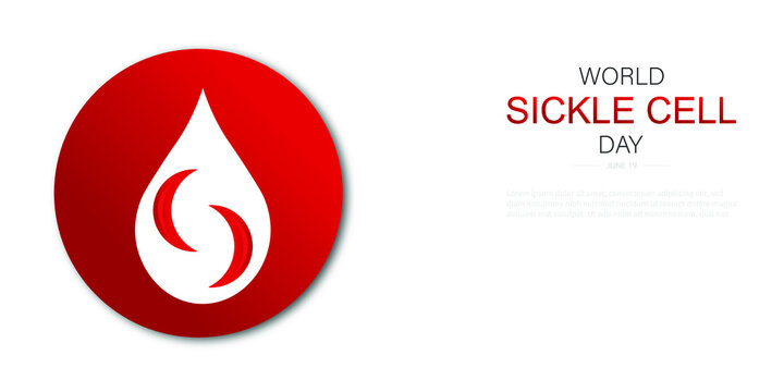 World Sickle Cell Day ,Vector Illustration.
