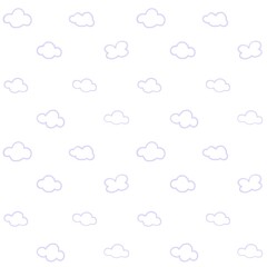 seamless pattern with clouds