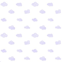 seamless pattern with clouds