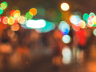 Colorful blur bokeh background. christmas background