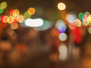 Colorful blur bokeh background. christmas background