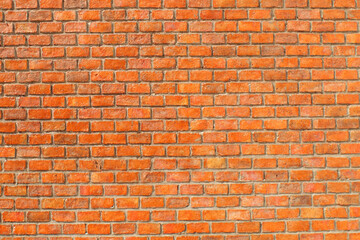 Fototapeta na wymiar Seamless red brick wall background.Old red brick grunge wall background. 