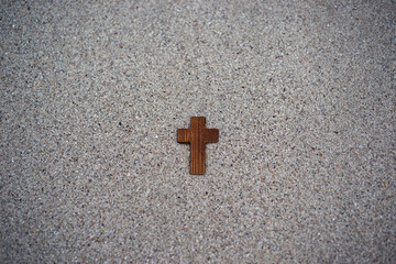제주 바닷가 십자가 예수, JESUS