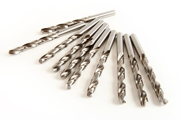 Fototapeta premium drill bits on a white background