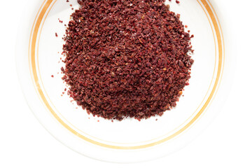 sumac on a white background