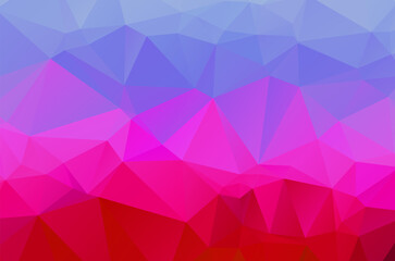 Colorful purple vivid polygonal triangular background pattern