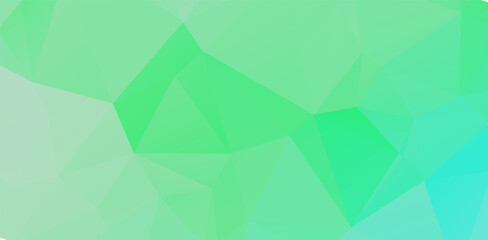 Green vivid geometric abstract bright green blurred mosaic wallpaper with triangle shapes for banner