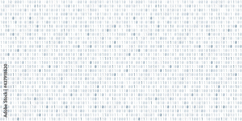 Poster binary code cyber texture. vector background.