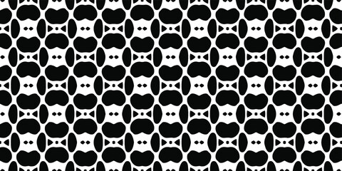 vector pattern with diagonal elements. abstract ornament for wallpapers and backgrounds. Black and white colors.
