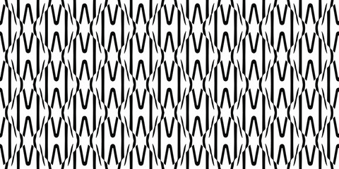 vector pattern with diagonal elements. abstract ornament for wallpapers and backgrounds. Black and white colors.