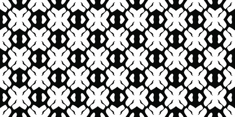 Fototapeta premium vector pattern with diagonal elements. abstract ornament for wallpapers and backgrounds. Black and white colors.
