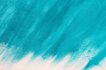 creative background, a spot of heavenly colored primer rubbed on the surface of a linen canvas, temporary object, close, toning