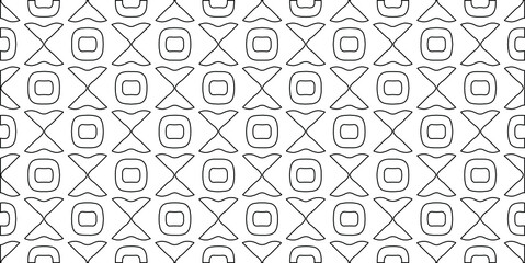 vector pattern with diagonal elements. abstract ornament for wallpapers and backgrounds. Black and white colors.