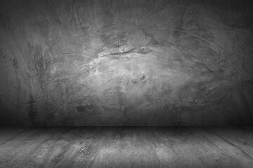 Grey Cement concrete wall texture abstract. Interior material construction blank for old backdrop building. Retro wallpaper grunge background. 
