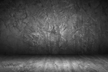 Grey Cement concrete wall texture abstract. Interior material construction blank for old backdrop building. Retro wallpaper grunge background. 
