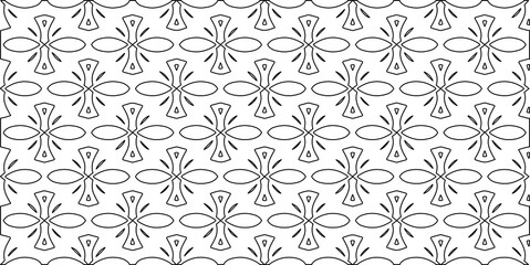 vector pattern with diagonal elements. abstract ornament for wallpapers and backgrounds. Black and white colors.