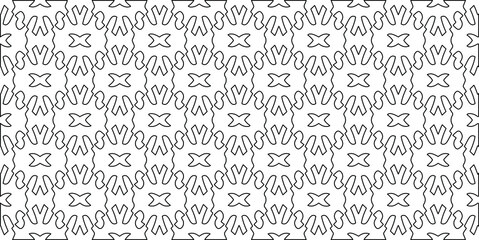 vector pattern with diagonal elements. abstract ornament for wallpapers and backgrounds. Black and white colors.