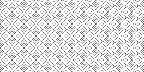 vector pattern with diagonal elements. abstract ornament for wallpapers and backgrounds. Black and white colors.