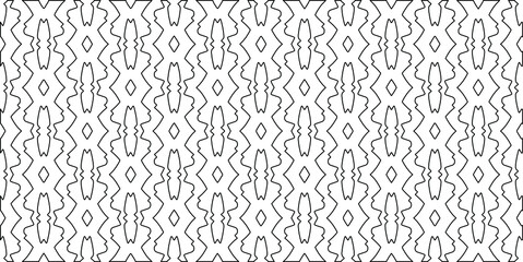 vector pattern with diagonal elements. abstract ornament for wallpapers and backgrounds. Black and white colors.