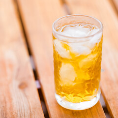 Japanese traditional barley ice tea