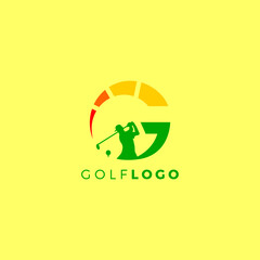 Golf Logo Simple Letter G
