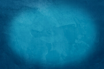 Blue Cement concrete wall texture abstract. Interior material construction blank for old backdrop building. Retro wallpaper grunge background. 
