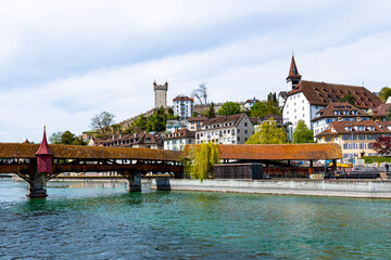 City center of Lucerne, Switzerland
