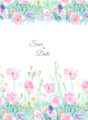 Elegant flowers, suitable for the design of fabrics, cards, banners and packaging.