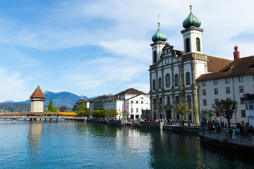 City center of Lucerne, Switzerland