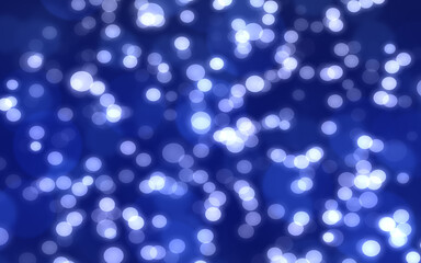 Blue purple bokeh of blurry light abstract background.