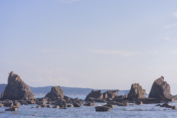 和歌山の橋杭岩