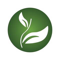  green Tree leaf ecology vector