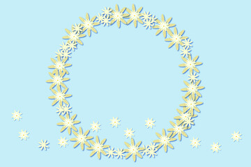 wreath with flowers