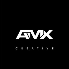 AMX Letter Initial Logo Design Template Vector Illustration