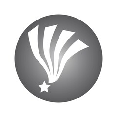 Red ribbon Vector illustration