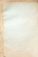 Old brown kraft paper texture with stain