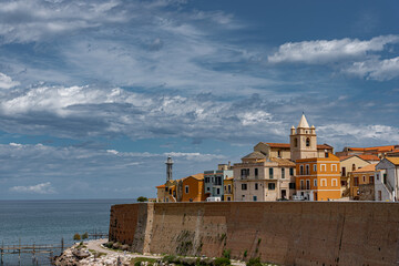 Termoli. Glimpses of the old town. Termoli is an Italian town of 32 953 inhabitants in the province...