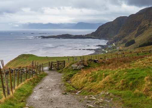 The Norwegian island of Runde in the Atlantic Ocean in the municipality of Her&oslash;y