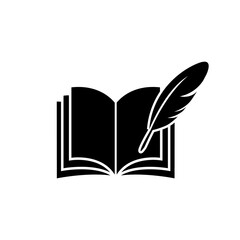 Book icon, logo isolated on white background