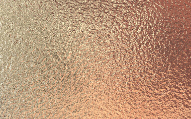 Rose gold copper foil paper texture background.